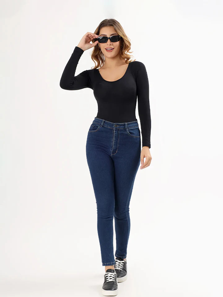 Snatched Sleeves Bodysuit